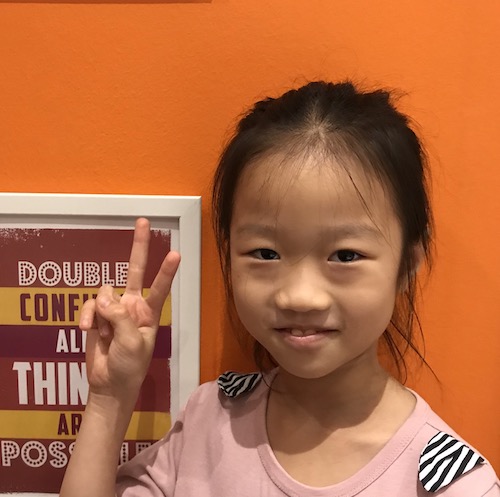 Shannon, Chongzheng Primary School, 7 years old comment about current coding course